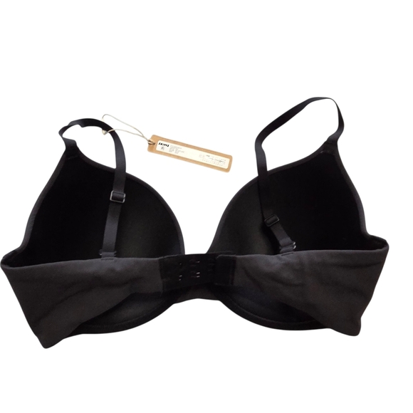 Skims FITS EVERYBODY TSHIRT BRA Onyx Black 32DD NWT - Picture 2 of 3